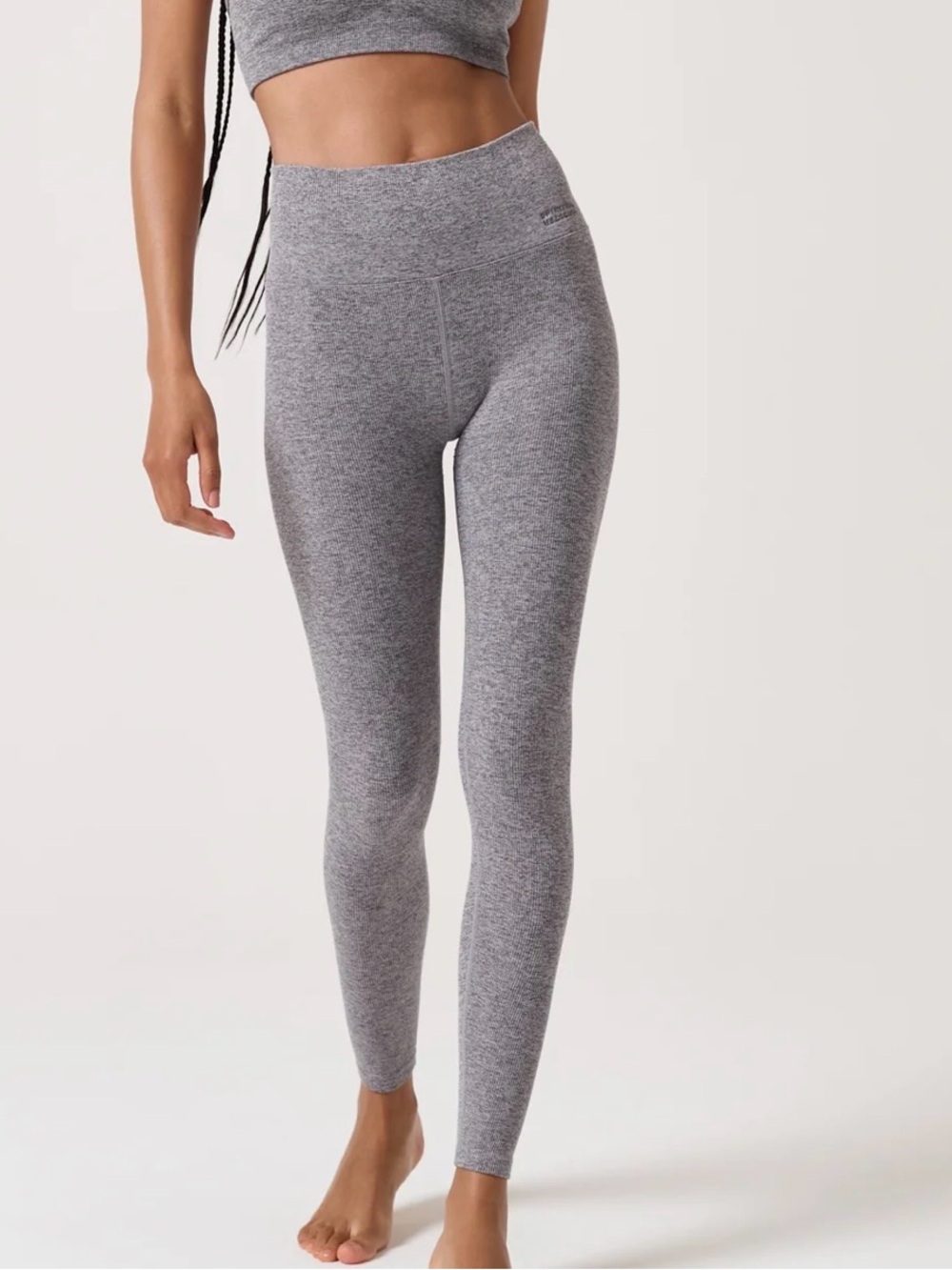Spiritual Gangster Heather Grey seamless love legging
